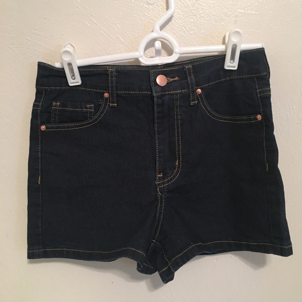 High Waisted Denim Shorts